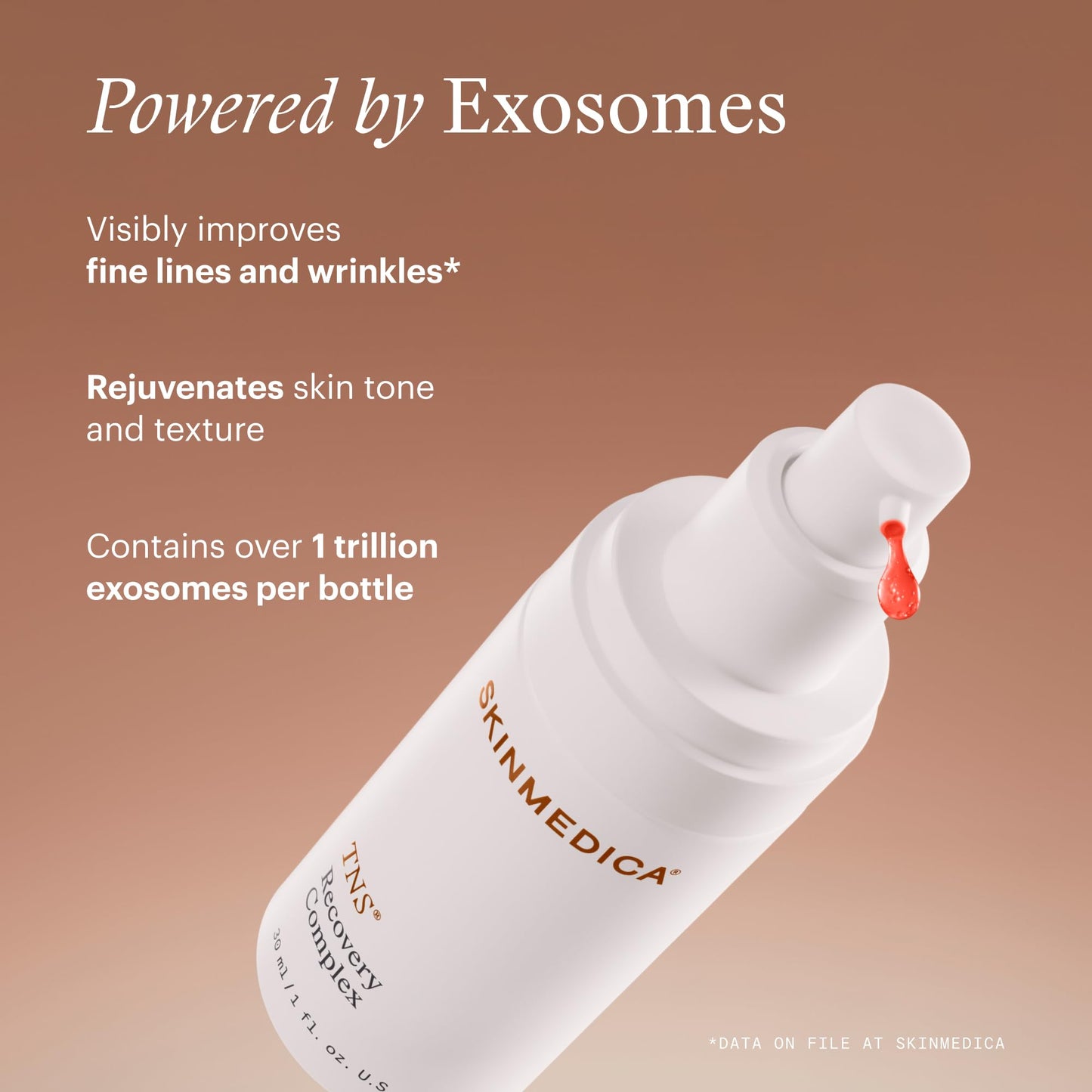 SkinMedica TNS Recovery Complex Facial Treatment - Advanced Growth Factor & Exosome Formula for Skin Rejuvenation - Helps to Improve the Appearance of Fine Lines, Wrinkles, and Uneven Skin Tone (1 Oz)