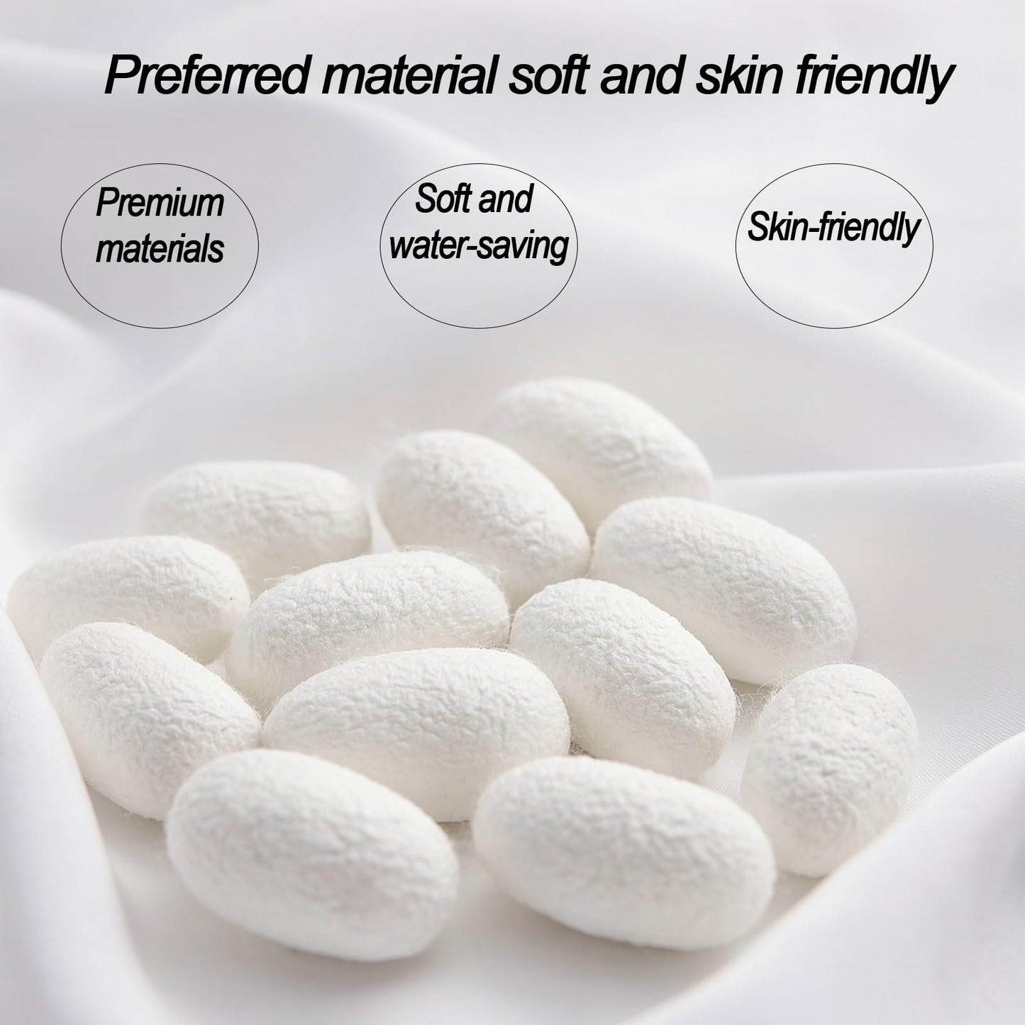 50 Pcs Disposable White Silk & Neck Mask Paper Wrapped Moisturizing Patch, Pre-Cut Mask Sheets, Light Silk Material, Spa Skin Care