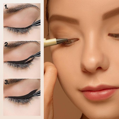 ZiTour Matte Eyeliner, 2025 Upgrade Eye Liner Waterproof Black Pencil Eyeliner, Premium Eyeliner Pen Gel Long Lasting Create Statement Eye Look Eyeliner Makeup Tool for Womans Girls (01#)