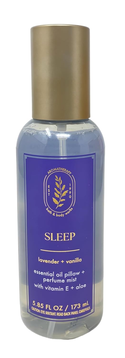 Aromatherapy Sleep Lavender & Vanilla Essential Oil Mist | Hydrating Body Cream & Wash Set