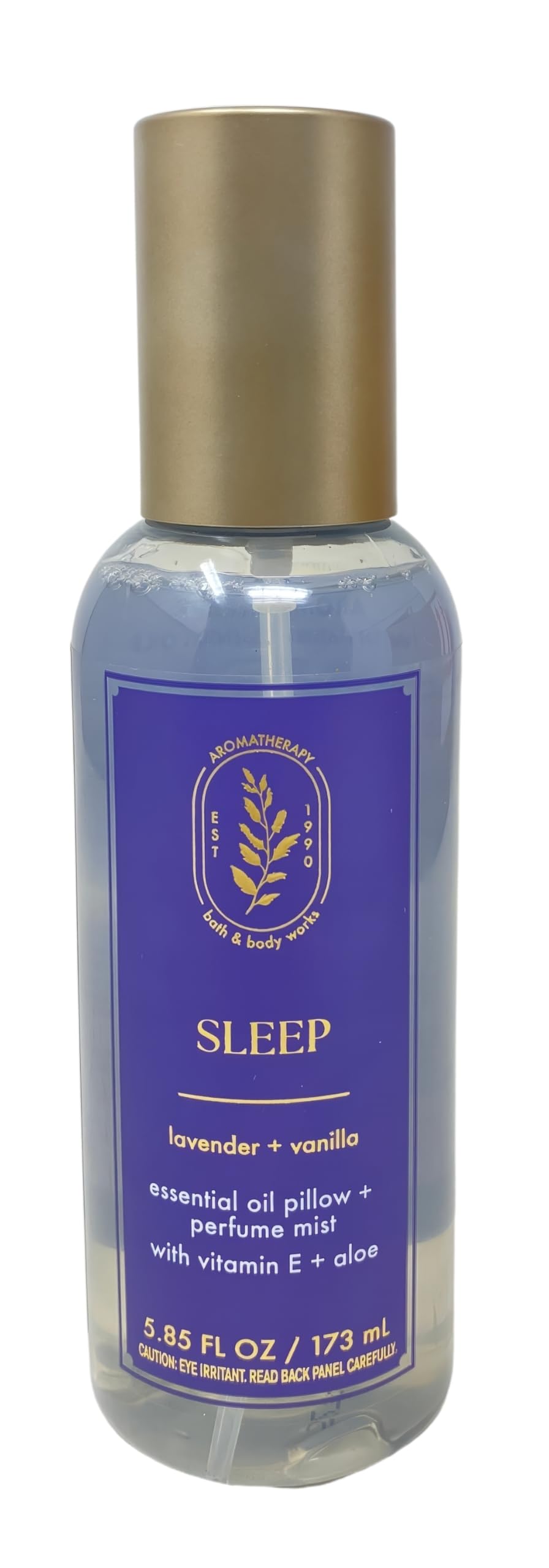 Bath & Body Works Aromatherapy Sleep Lavender + Vanilla Essential Oil Pillow + Perfume Mist, Ultimate Hydration Body Cream and Body + Massage Oil with a Lavender Dream Bar Soap