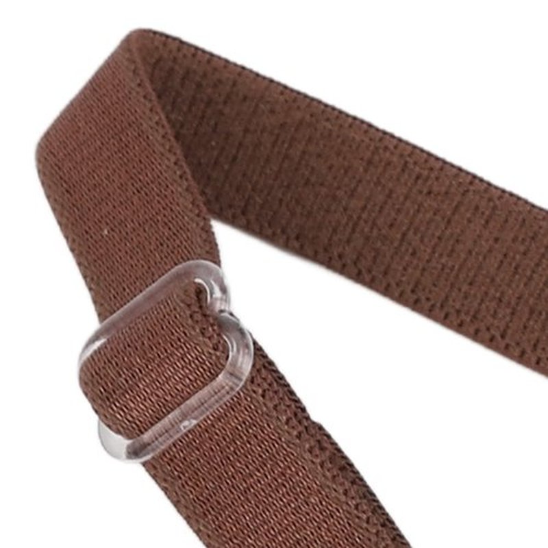 4pcs Facelift Bands with Clips, Elastic Facial Belt Eye Wrinkle Removal Belt, Facelift Patch Straps for Hair (Brown)