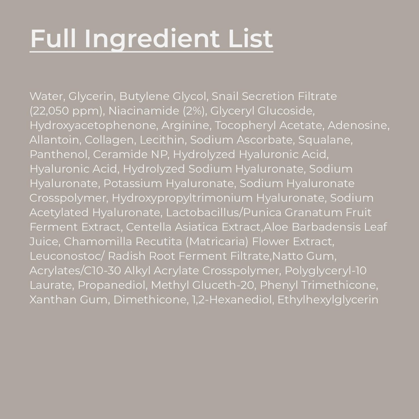 MOTHER MADE Deep Moisturizing Snail Mucin Face Mask 10 Sheets, 22,050ppm Snail Secretion Filtrate, Collagen, 2% Niacinamide, Vitamin C & E, Nourishing Snail Essence, Korean Skincare
