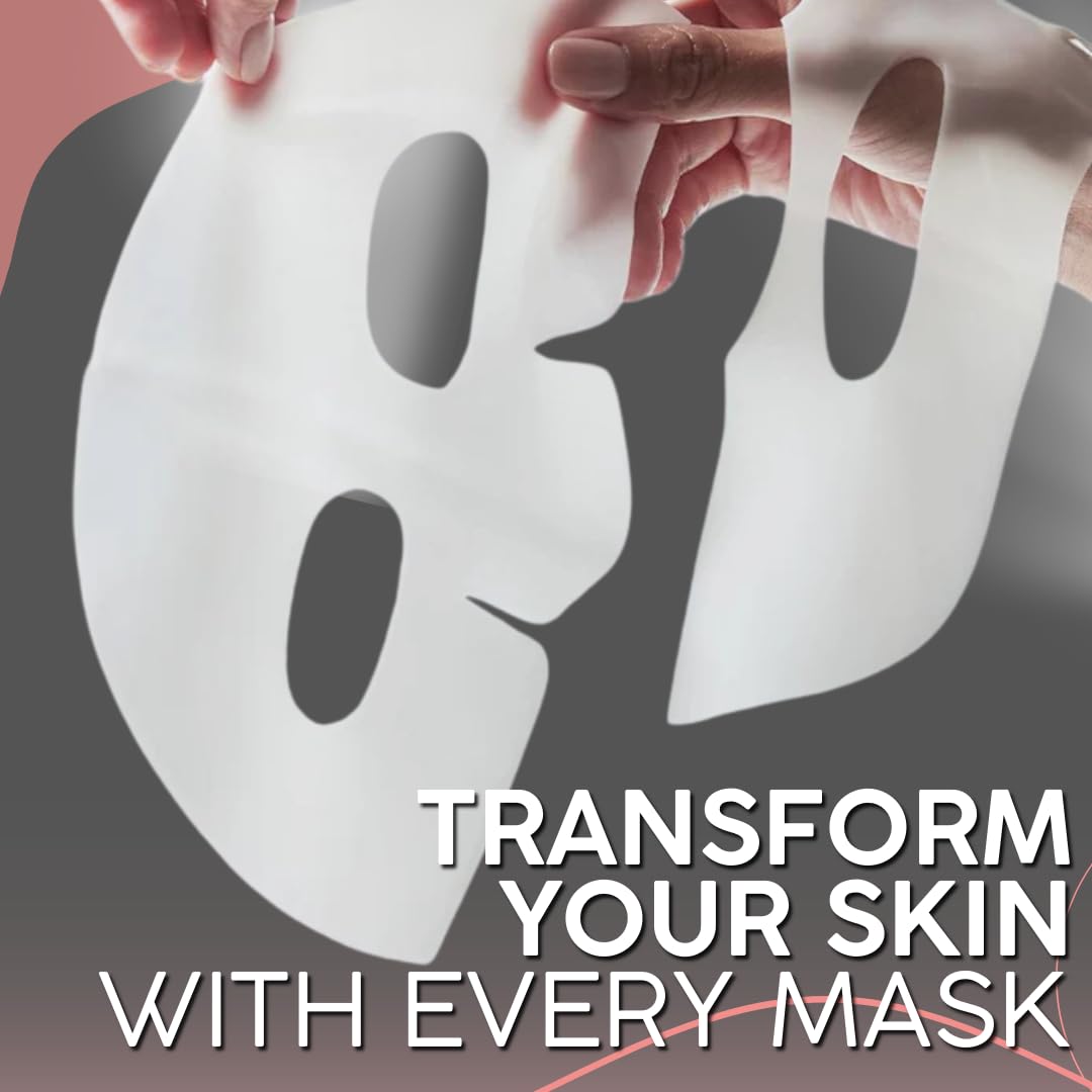 ERASE Pro-Collagen Hydrating Collagen Face Mask for Women & Men | Face Masks Skincare | Mascarillas Faciales de Colageno |Collagen Mask Overnight | Biocollagen Face Mask | Korean Skin Care