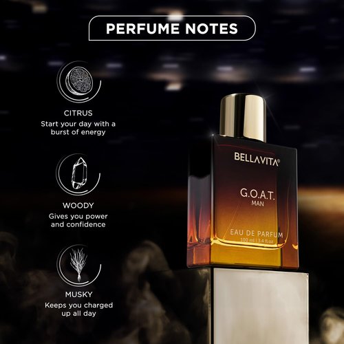 BellaVita Luxury CEO Man & G.O.A.T. Eau De Parfum Combo for Men | Long-Lasting Fragrances with Citrus, Lavender, Patchouli & Agarwood | Vegan & Cruelty-Free | Gift Set for Men