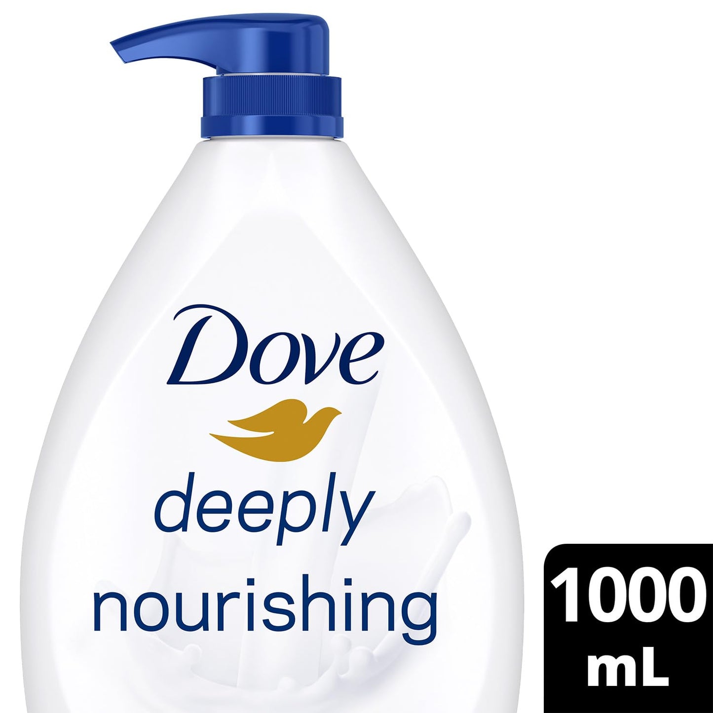 Dove Body Wash, Deeply Nourishing, Value Size 3-Pack – Moisturizing Shower Soap Liquid for Softer, Smoother Skin, 33.8 Oz Ea