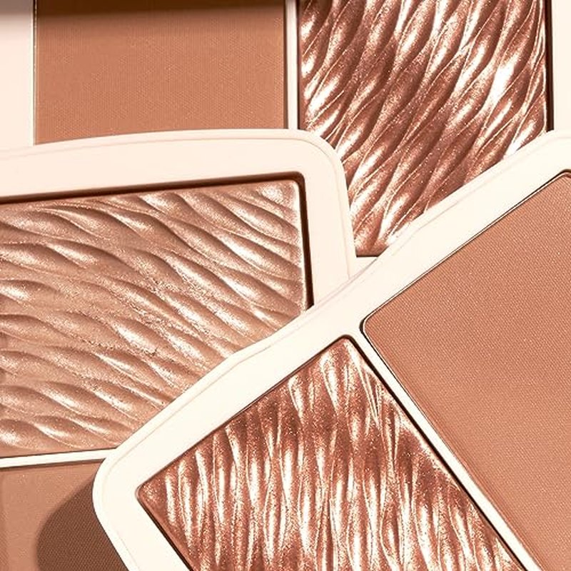 COVER FX Monochromatic Powder Bronzer Duo - Sunkissed Bronze - Soft Matte + Luminous Shimmer Finish - Create Custom, High Impact Bronze Glow