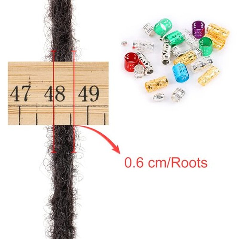 DAIRESS 24 Inch Double Ended Dreadlock Extensions Synthetic Dreads 10strands/pack Synthetic Braids Thin 0.6cm Soft Handmade Reggae Hair Hip-Hop Style Dread Extensions Locks Hair(10strands/pack,4#)