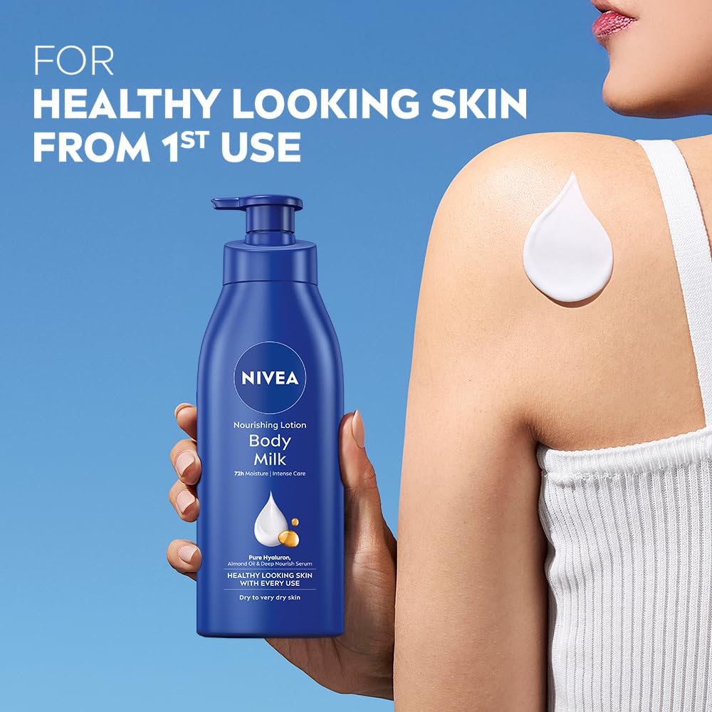 Nivea Nourishing Lotion Body Milk Richly Caring For Very Dry Skin, 400ml