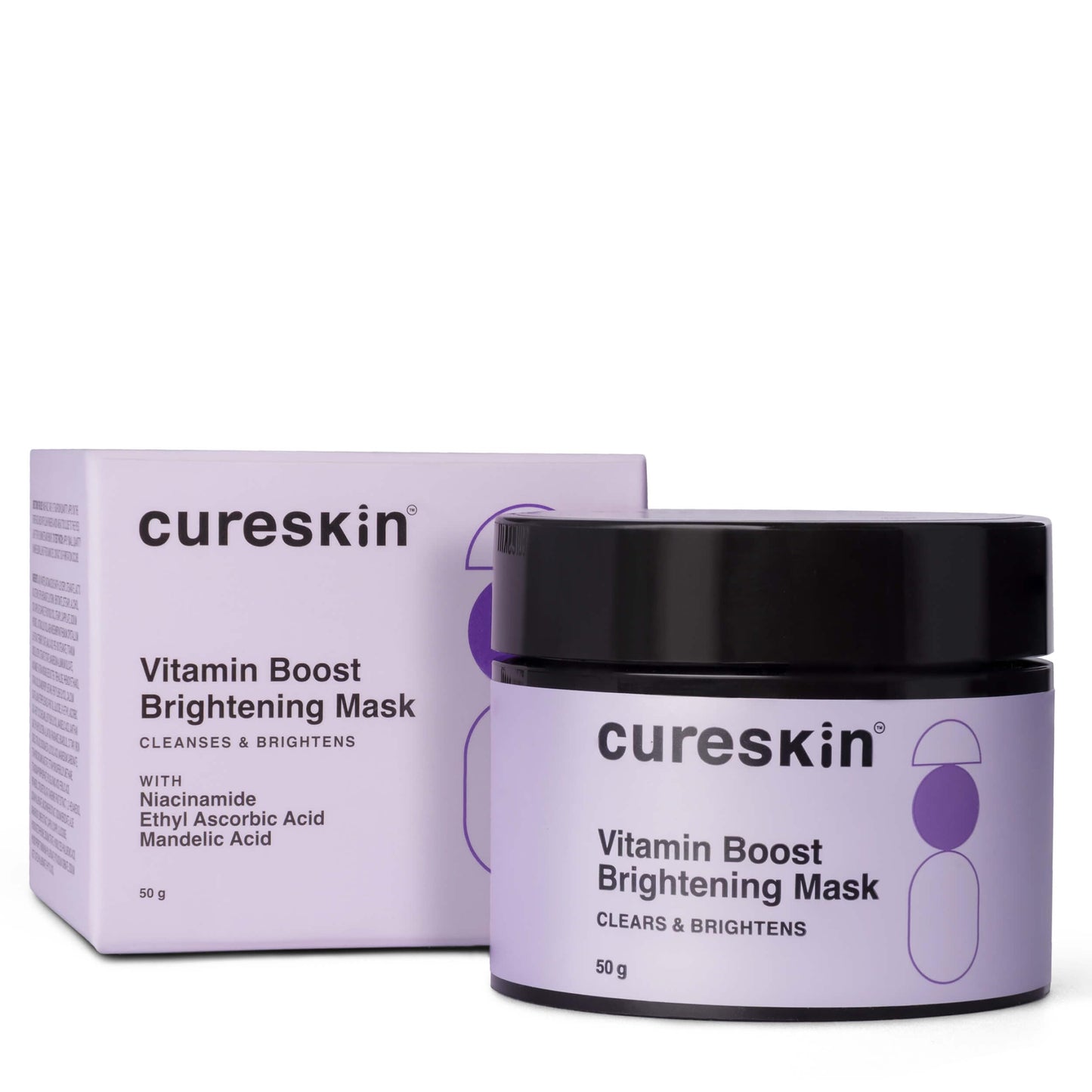 Cureskin Vitamin Boost Face Mask | D Tan Pack for Tan Removal, 1.76 Ounce (Pack of 1)