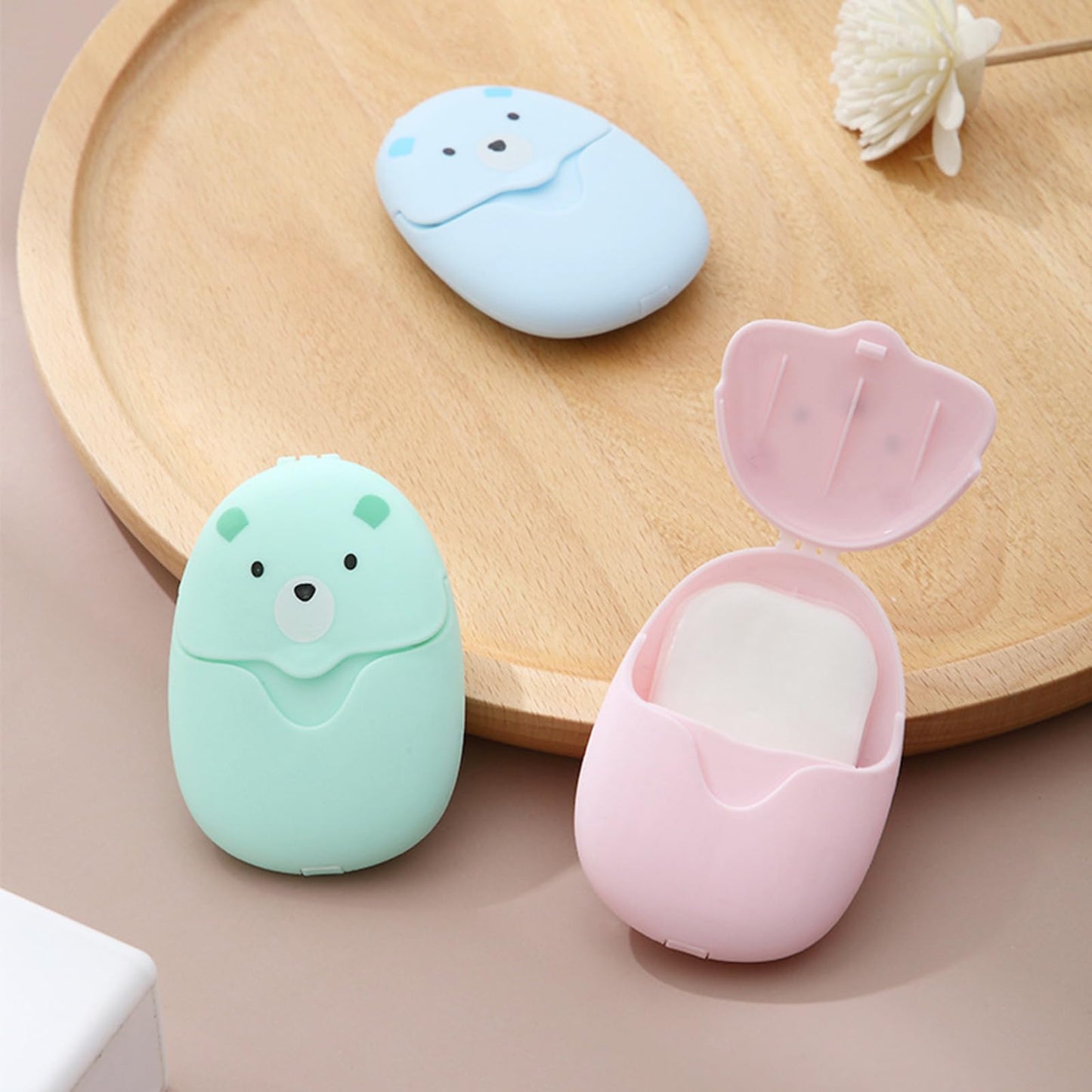 FGDTREE 150pcs Disposables Travel Soap Sheets Paper Washing Hand Clean Scented Slices Bath Hand Body Soaps for Outdoor Foaming Hand Wash