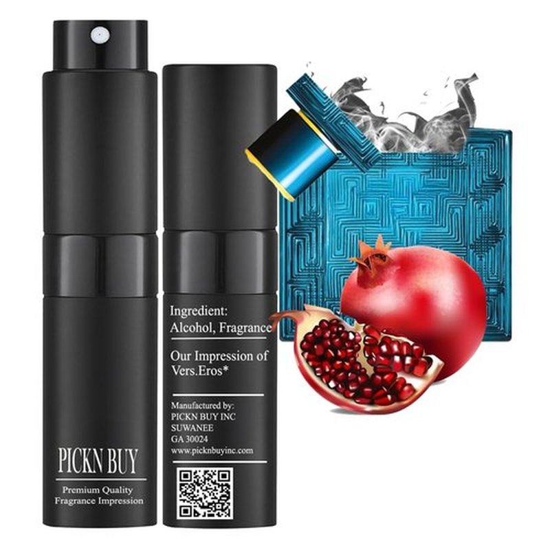 PICKN BUY Luxury Perfume for Women 0.34 Fl oz, Scent Compatible to Vers Eros* Perfume, Made in USA, Long-Lasting Spray Comes in Refilable Bottle