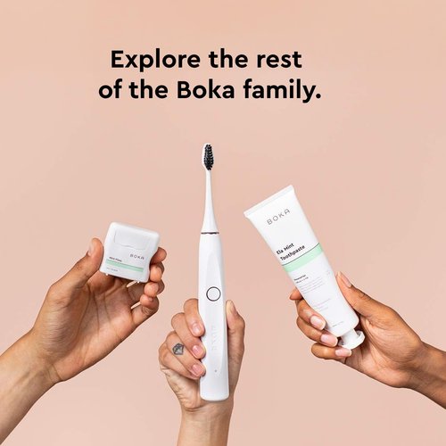 Boka Travel Size Toothpaste - Ela Mint, Coco Ginger 1.3 Fl Oz, Pack of 2 - Nano-Hydroxyapatite for Remineralizing, Sensitive Teeth & Whitening - Fluoride Free - Dentist Recommended for Adult, Kids