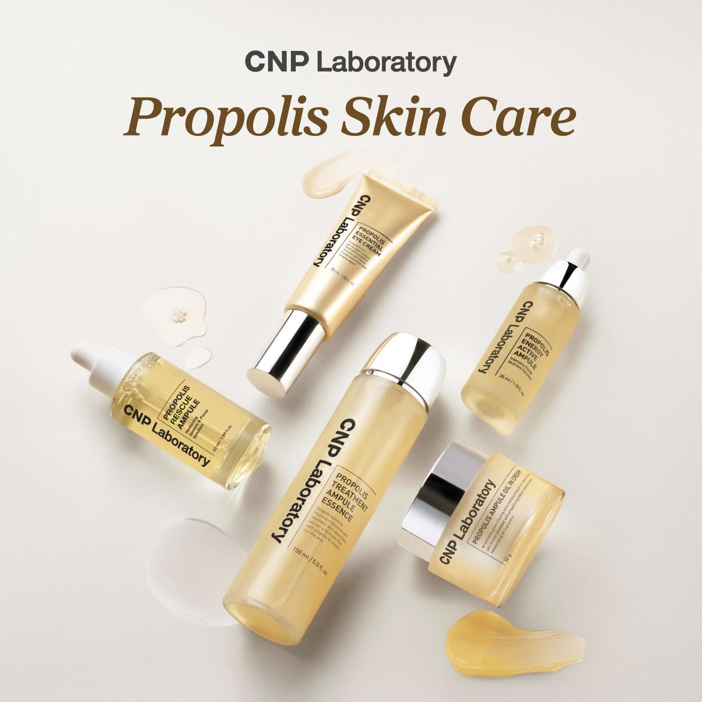 CNP Honey Glow Serum - Hyaluronic Acid & Propolis for Hydrating, Anti-Aging, Centella Soothing Serum, for Sensitive Skin, Korean Skin Care (0.5 fl. oz)