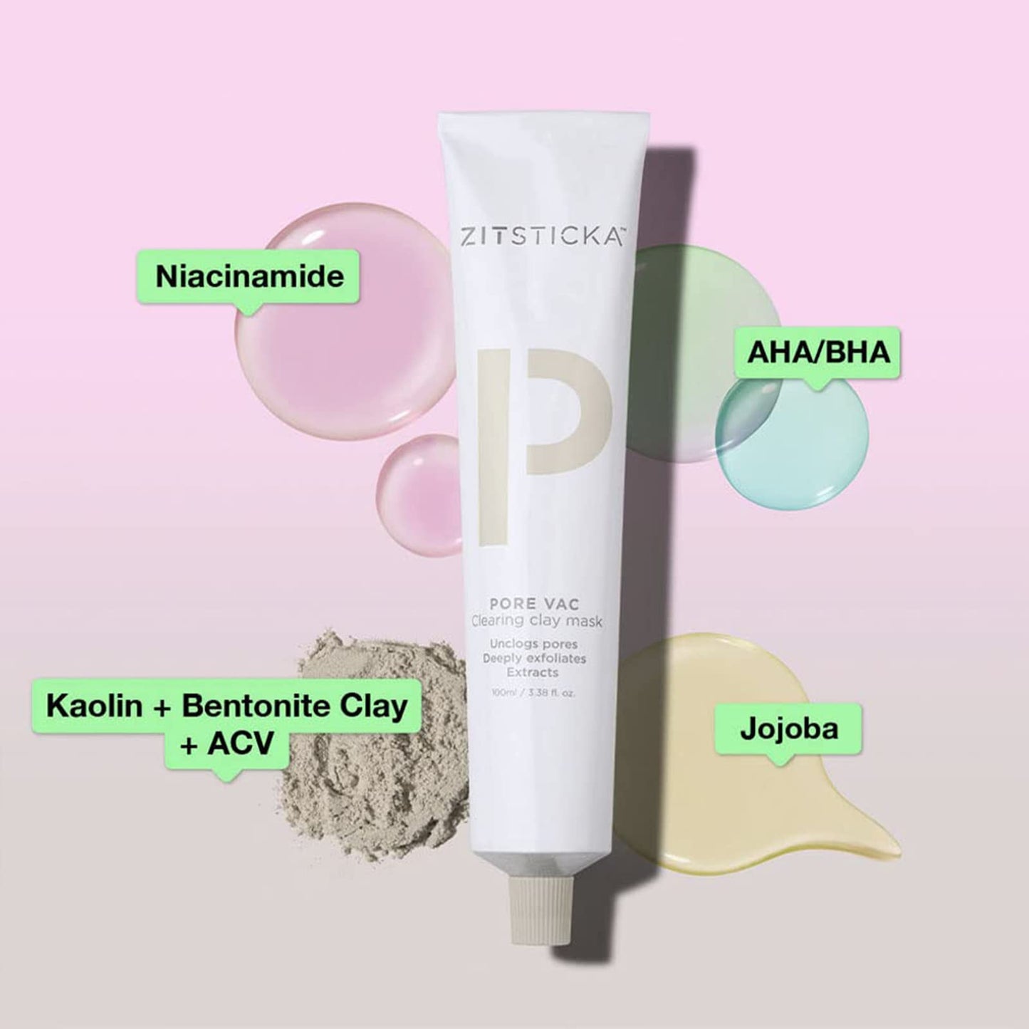 ZitSticka Sheet Masks for Face Skincare- Exfoliating & Hydrating Sheet Mask for Dry & Sensitive Skin - Soothe Breakouts & Acne-Prone Skin - Beauty Facial Skin Care for Woman (Press Fresh 5 Sheets)