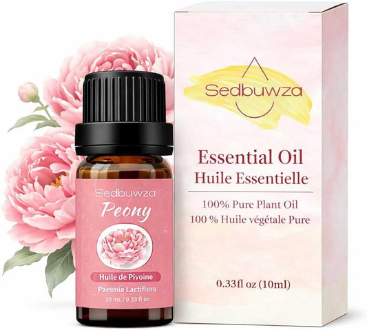 Peony Essential Oil - Pure Organic Fragrance Oil for Diffusers, Humidifiers, Soaps & Candles | 10ml