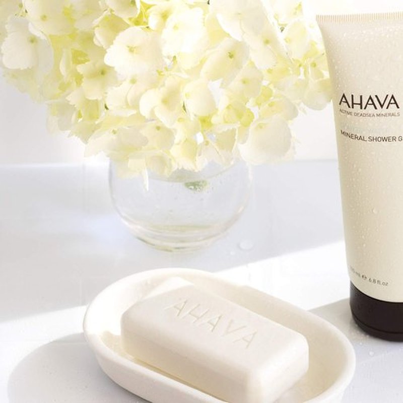 AHAVA Purifying Dead Sea Mud Soap - Face & Body Cleansing Bar to Purify the Skin, Enriched with Exclusive Mineral Blend of Dead Sea Osmoter and Dead Sea Mud, 3.4 Oz, (Packaging May Vary)