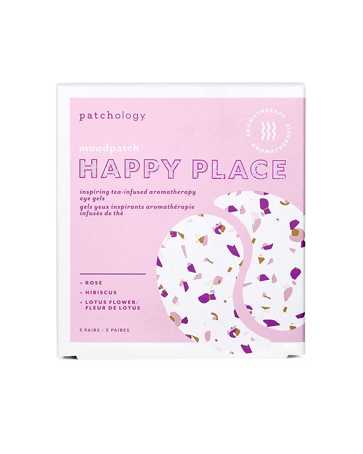 Patchology Happy Place Eye Patches for Puffy Eyes & Dark Circles | 5pk