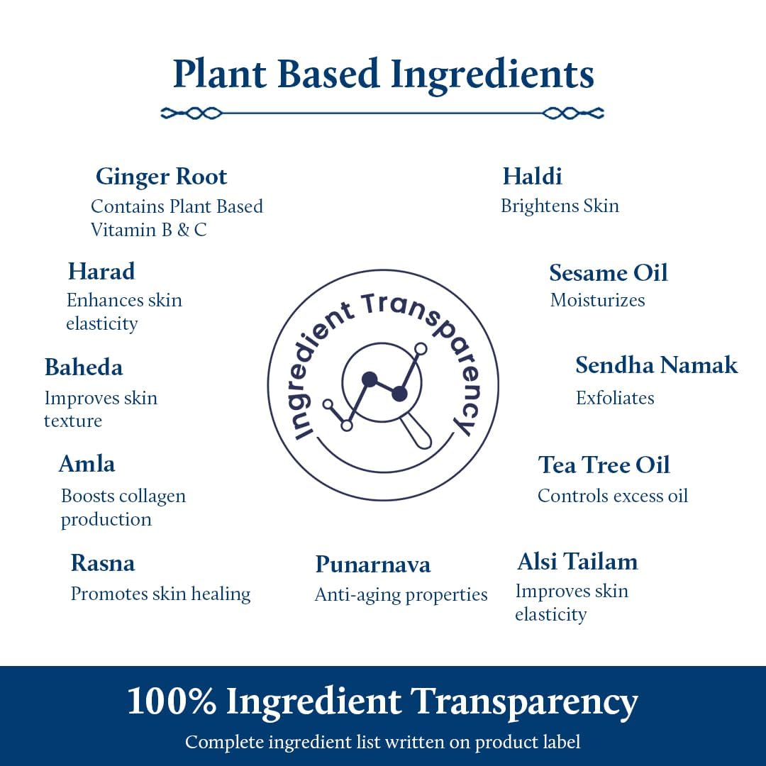 Blue Nectar Ginger Oil Anti Cellulite Body Massage Oil for Skin Tightening, Toning| Authentic Ginger Root Massage Oil with Plant Based Vitamin B & C for Women and Men (11 Herbs, 6.76 Fl Oz)