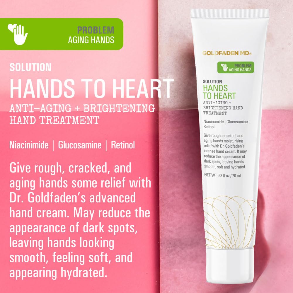 GOLDFADEN MD 3 Pack Hands To Heart Oil of Grapefruit Anti-Aging + Brightening Hand Treatment 3pcs .67 oz