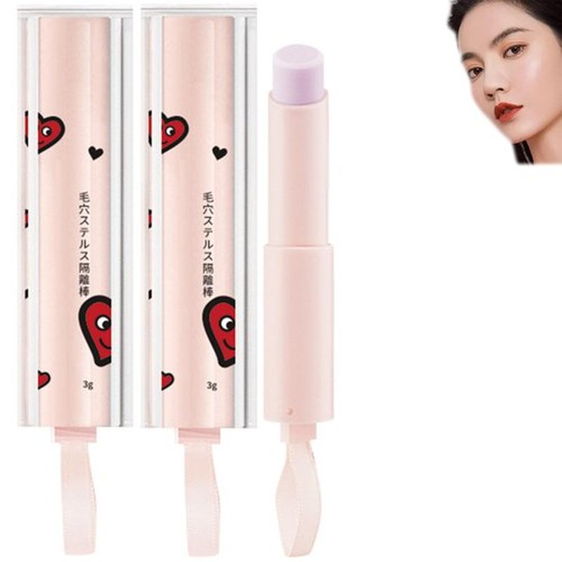 2024 New Magical Pore Eraser Waterproof Face Primer Stick, Invisible Pore Primer Stick, Pore Concealer Stick, Invisible Pore Base Stick, Pore Filling Primer Stick (3pcs)