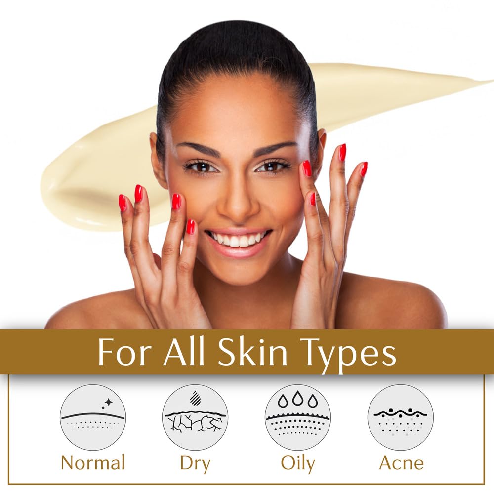Retinol Night Cream for Face, Anti Aging Face Cream & Wrinkle Cream for Women with Hyaluronic Acid, Collagen & Vitamin C, Face Moisturizer for Deep Wrinkles, Dry & Aging Skin, Night Moisturizer 1.7 oz