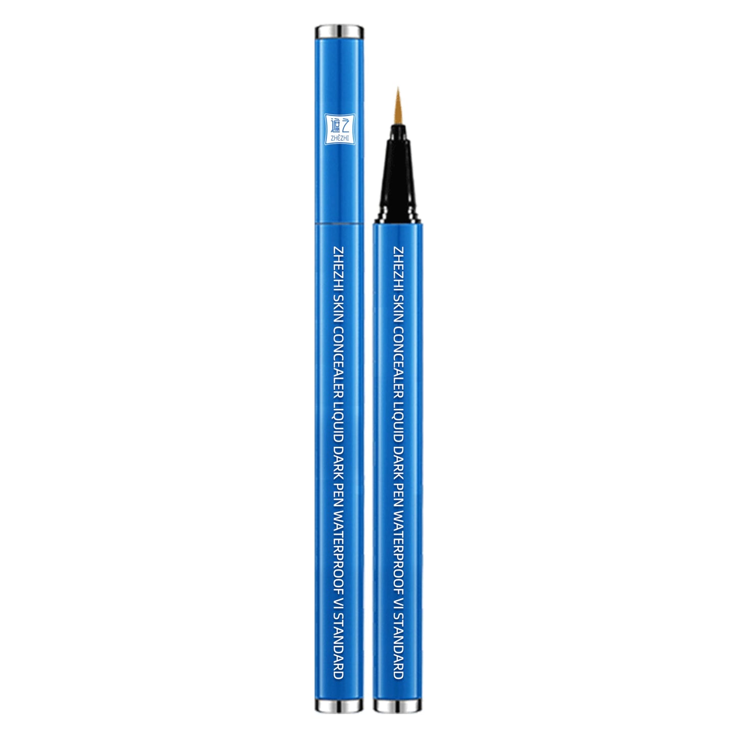 ZHEZHI Vitiligo Concealer Pen 3.5g Waterproof 3-7 Days Face Body Hands Feet Light Medium Brown Deep Skin Tone Portable Quick Application Travel Gym Work (brown to deep skin tone, Face and Body)