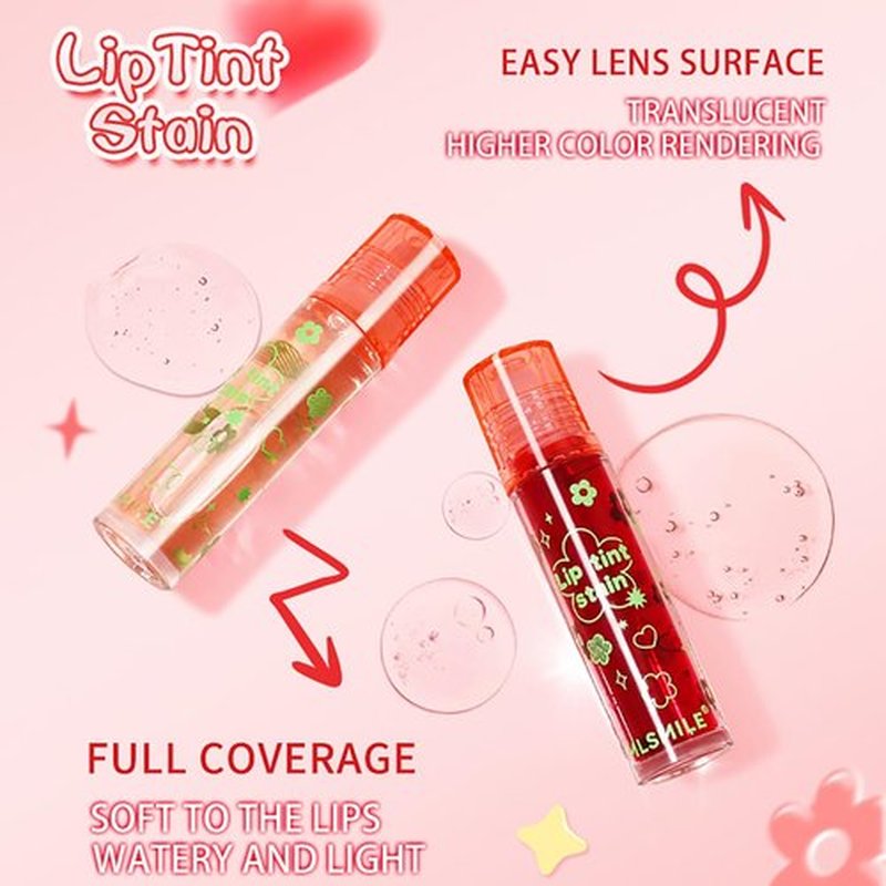 Tiejdhr 4PCS Rolling Ball Lip Oil Set, Long Lasting Hydrating & Moisturizing Lip Gloss Set for Kids Lip care, Transparent Lip Gloss for Dry and Chapped Lips (Set B, 0.16 Oz/Pcs)