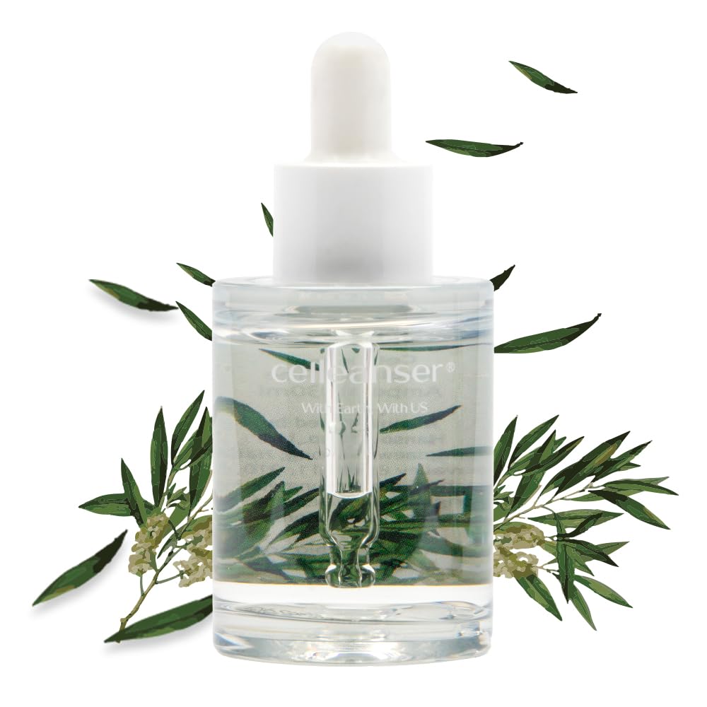 CELLEANSER Real Ampoule - 100% Tea Tree Extract Water, Single-Ingredient Purifying Serum 1.01 fl.oz