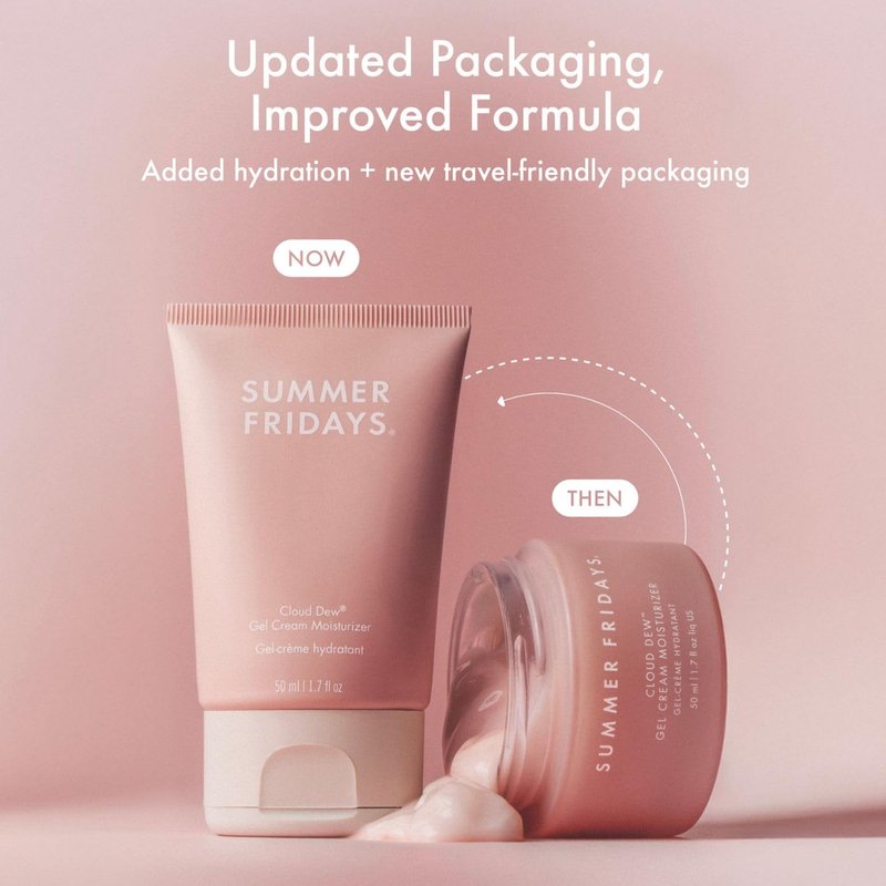 Cloud Dew Gel Cream Face Moisturizer - Hyaluronic Acid & Ceramides (1.7 Fl Oz) | CC Me Vitamin C Serum with Niacinamide (1 Fl Oz)