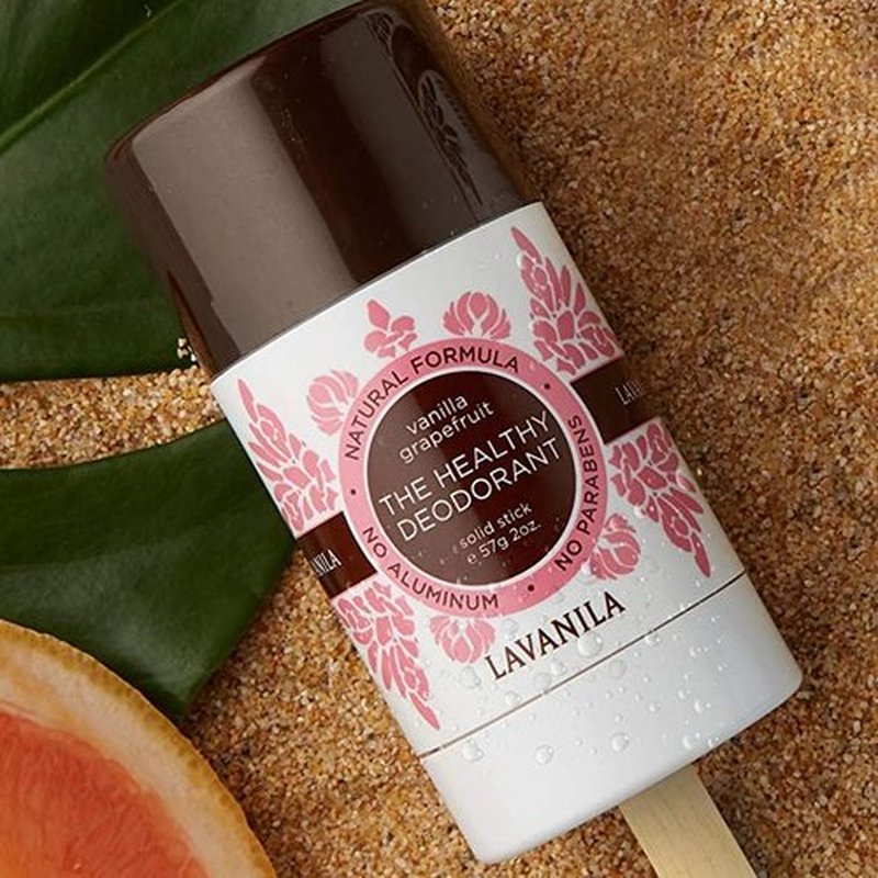 Lavanila Vanilla Grapefruit Aluminum-Free Mini Deodorant 2-Pack - The Healthy Deodorant for Men & Women, Solid Stick (0.9 Ounce Each), Natural, Vegan