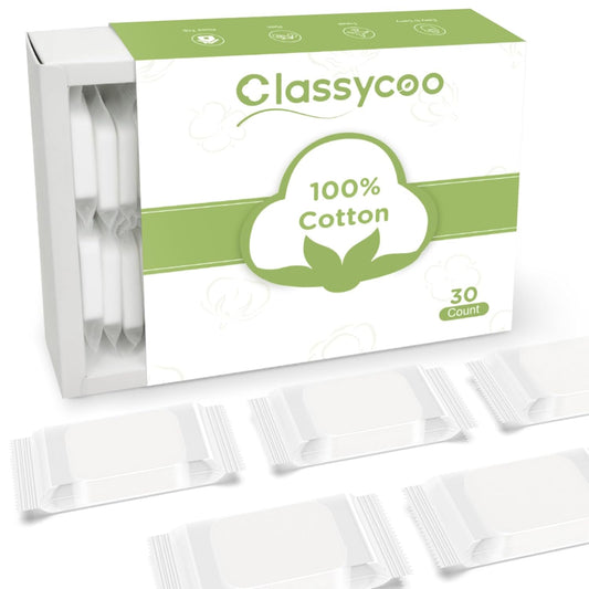 Compressed Towel - Mini Ultra-Soft Pure Cotton Disposable Face Towel | Portable Cleansing Tissue for Travel, Camping, Hiking, Green