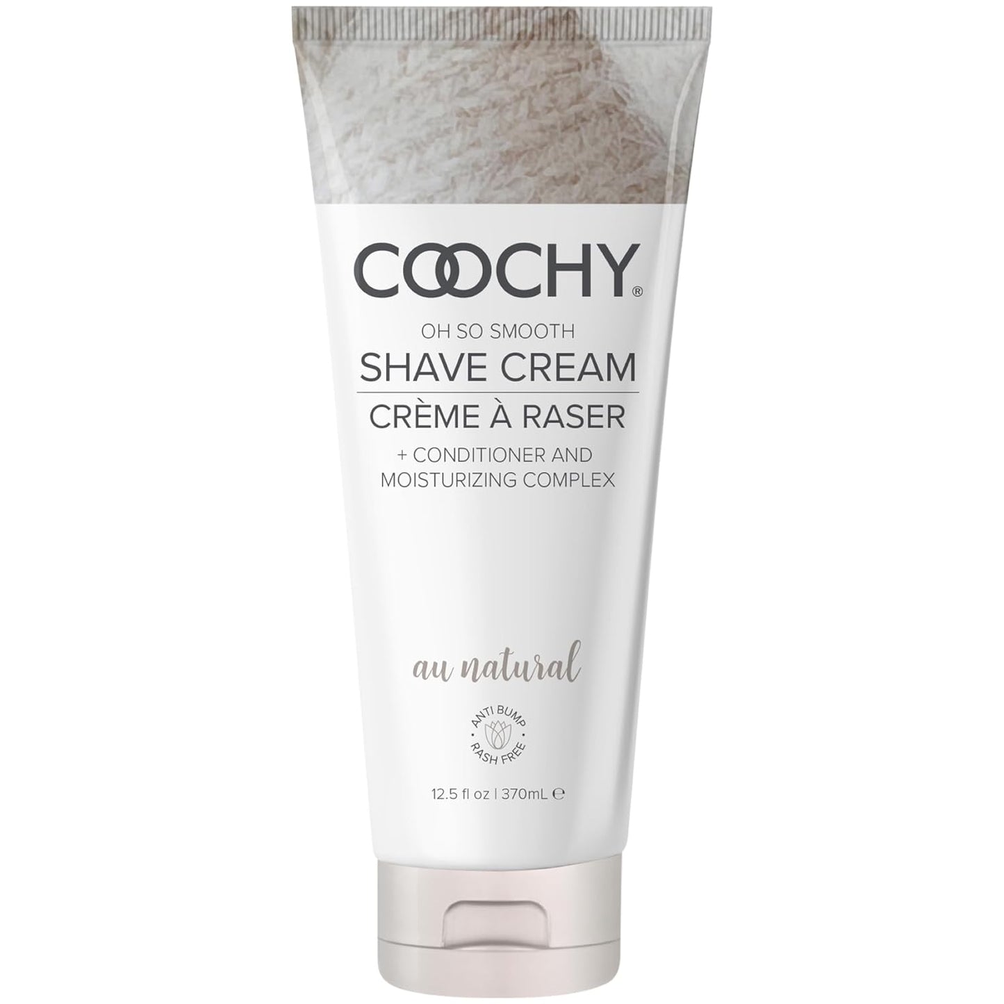 Coochy Shave Cream - Moisturizing Shave Lotion - Gentle Intimate Shaving Cream - For Bikini Area, Underarms, Legs & More - Rash-Free, Hydrating Formula - Au Natural, 12.5 oz