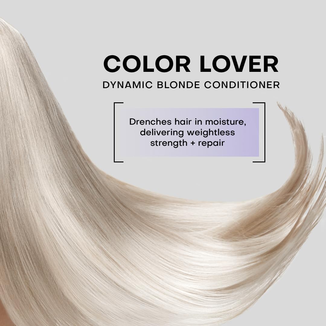 Framesi Color Lover Dynamic Blonde Conditioner, Purple Conditioner, Sulfate Free Conditioner, Color Treated Hair