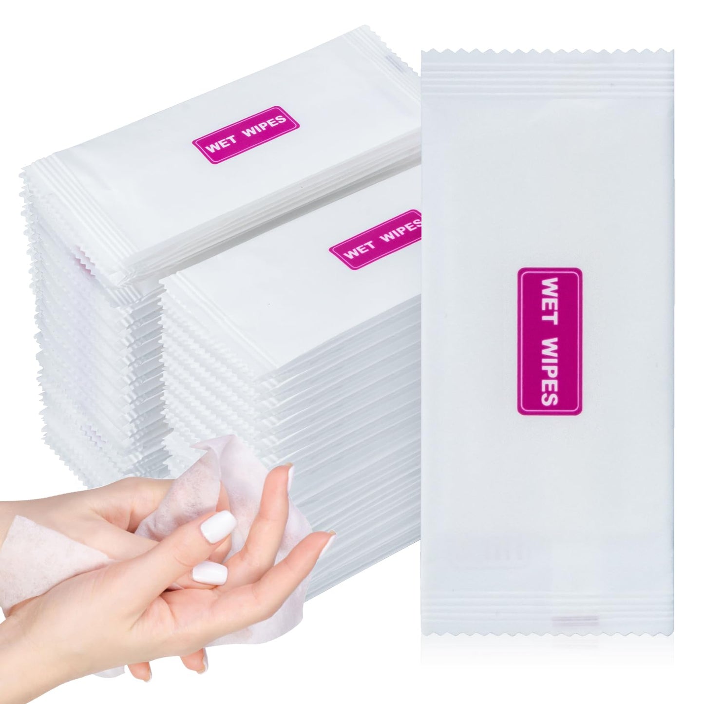 MAQIHAN 42PCS Wet Wipes Individually Wrapped - Travel Size Wipes
