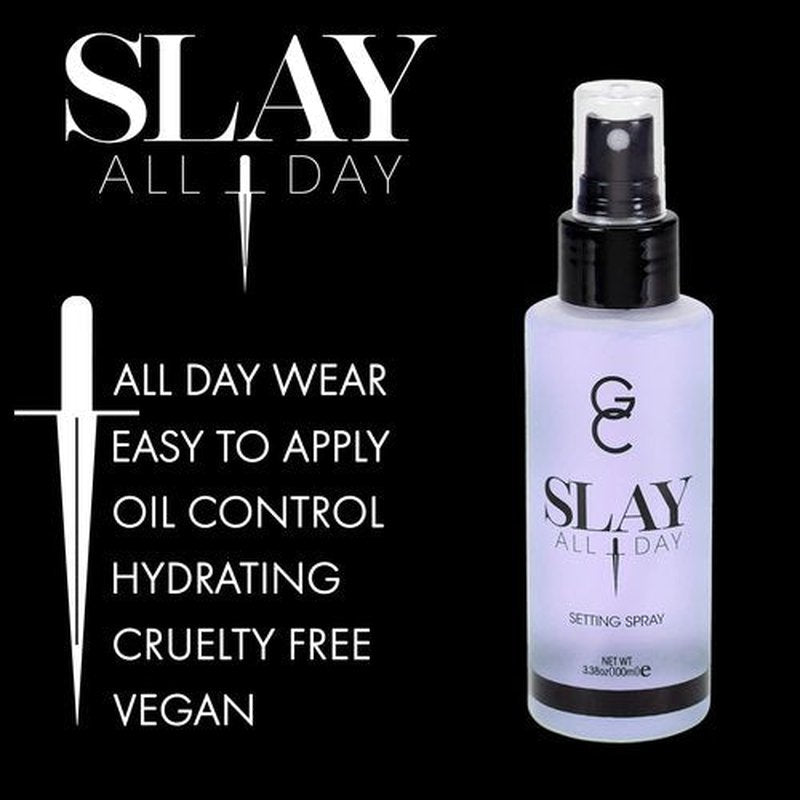 Gerard Cosmetics Slay All Day Makeup Setting Spray | Lavender Scented | Matte Finish with Oil Control | Cruelty Free, Long Lasting Finishing Spray, 3.38oz (100ml)