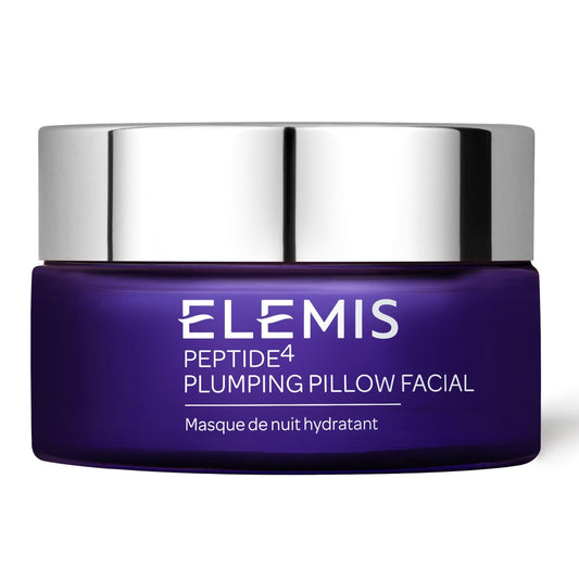 ELEMIS Peptide4 Plumping Pillow Facial | Cooling Gel Sleep Mask Refreshes, Replenishes and Rehydrates for Radiant, Well-Rested Skin Overnight | 50 mL