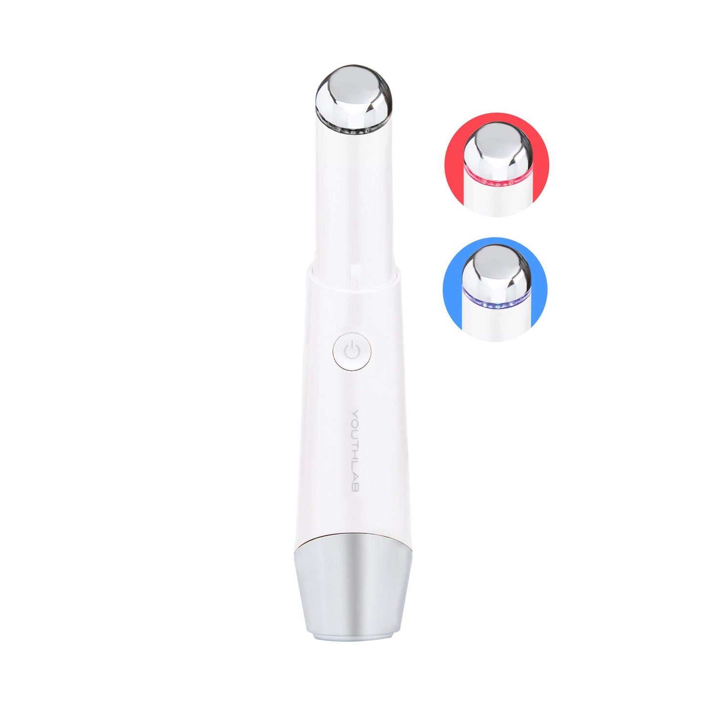 YOUTHLUX Eye & Face Wand/Tool – Heated Eye Wand with Vibration for Puffiness, Tired Eyes, Brighter Under Area, Redness Relief, Product Absorption, Smoother Skin & Relaxing Massage