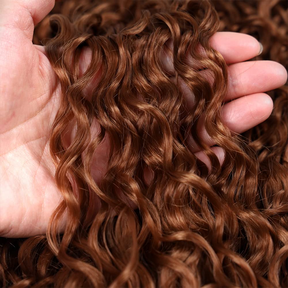 Ombre Water Wave Bundles 1b/30 Bundles Human Hair Weave 12 14 16 Inch 1B/30 Water Wave Bundle Human Hair 8A Brazilian Virgin 2 Tone Black and Brown Water Wave Bundle