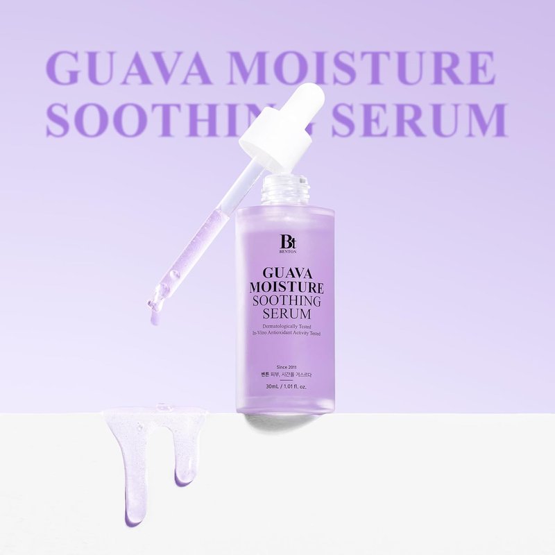 Benton Guava Moisture Soothing Serum - Hydrating & Firming with Tranexamic Acid, Hyaluronic Acid | Korean Skin Care for Women