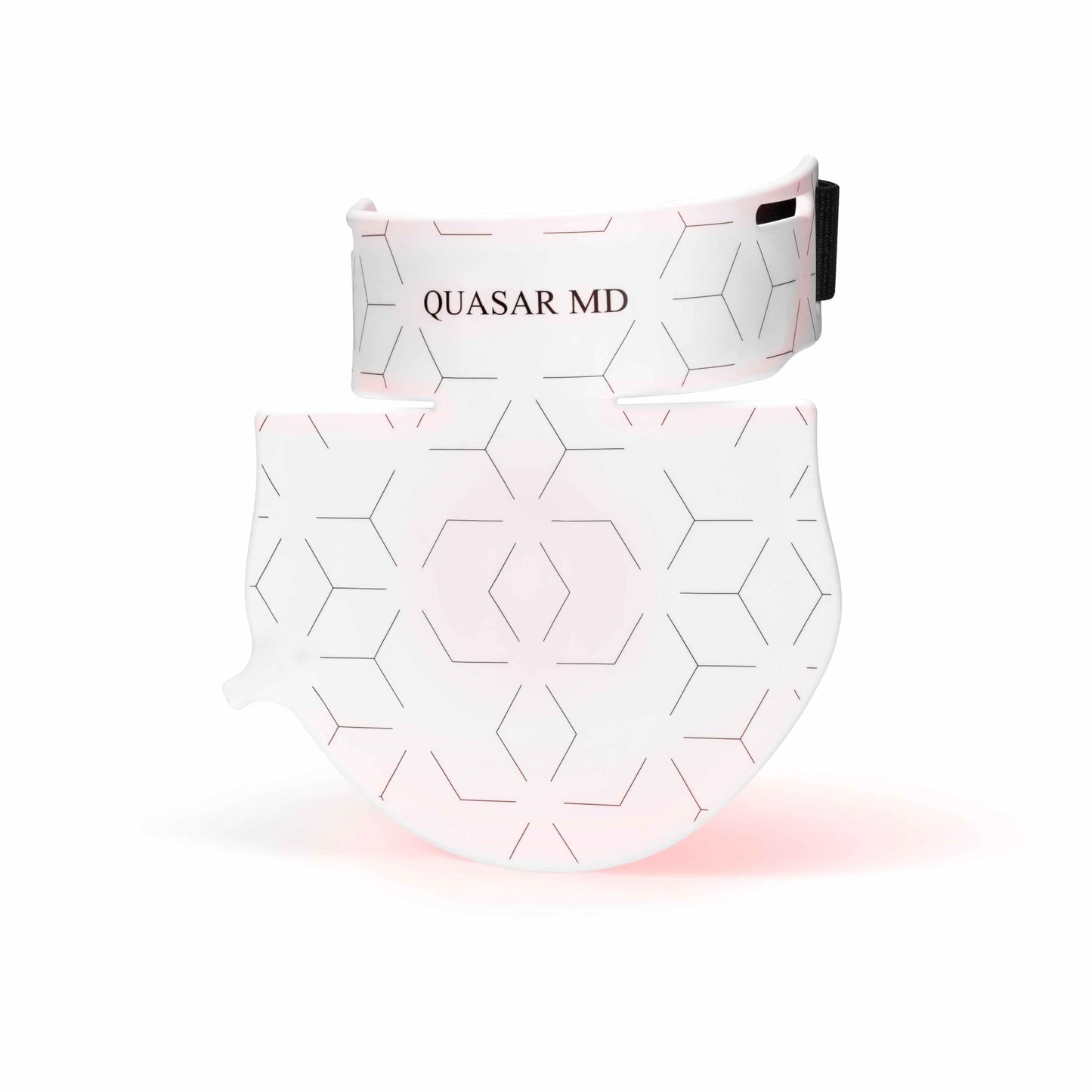 Quasar MD Neck & Décolleté Firming Beauty Device – LED Light Therapy Skin Tone and Texture Enhancement, 630nm and 830nm Dual Wavelengths Emission LED Device, Liquid Silicone