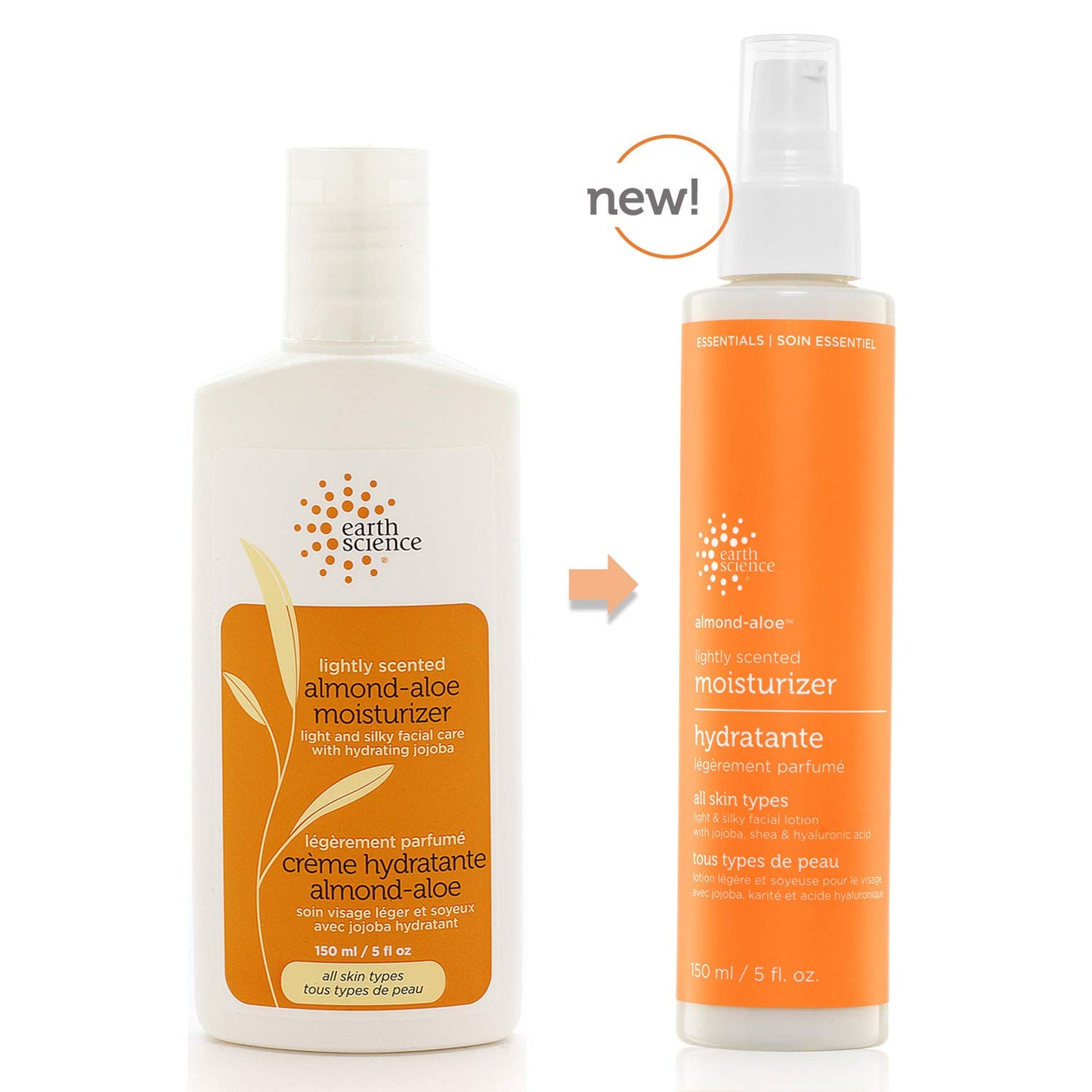 Earth Science - Lightly Scented Almond-Aloe Moisturizer, 2 Pack (5 fl. oz.)