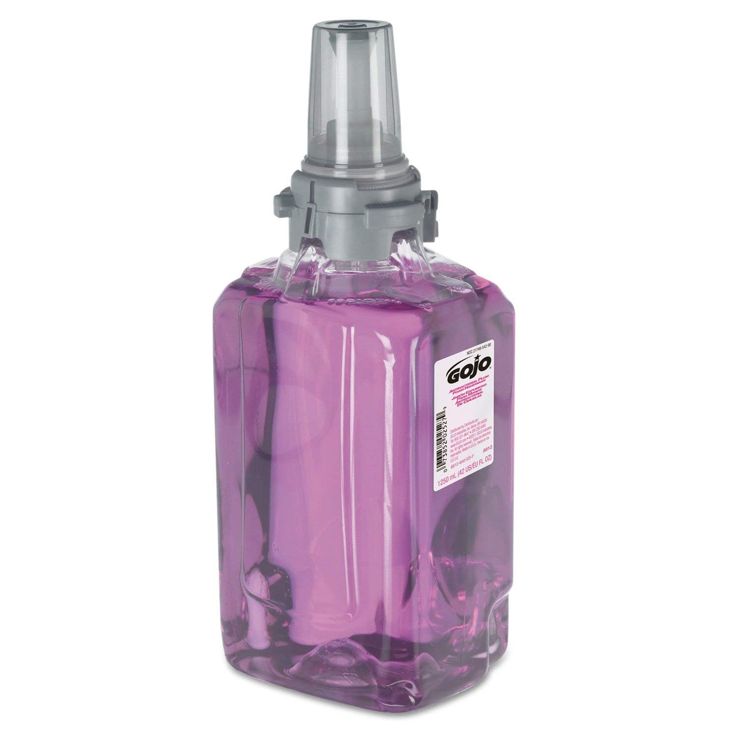 GOJO Antibacterial Foam Handwash, Refill, Plum, 1250mL Refill, 3/Carton