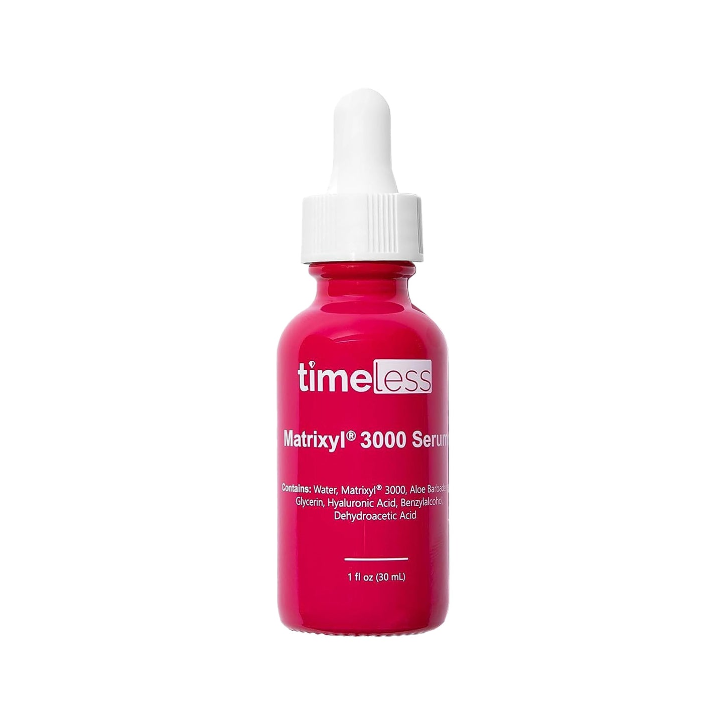 Timeless Skin Care Matrixyl 3000 Serum - Personal Care Face Serum Supports Hydration - with Hyaluronic Acid - Fragrance-Free - for Skin Care - 1 oz