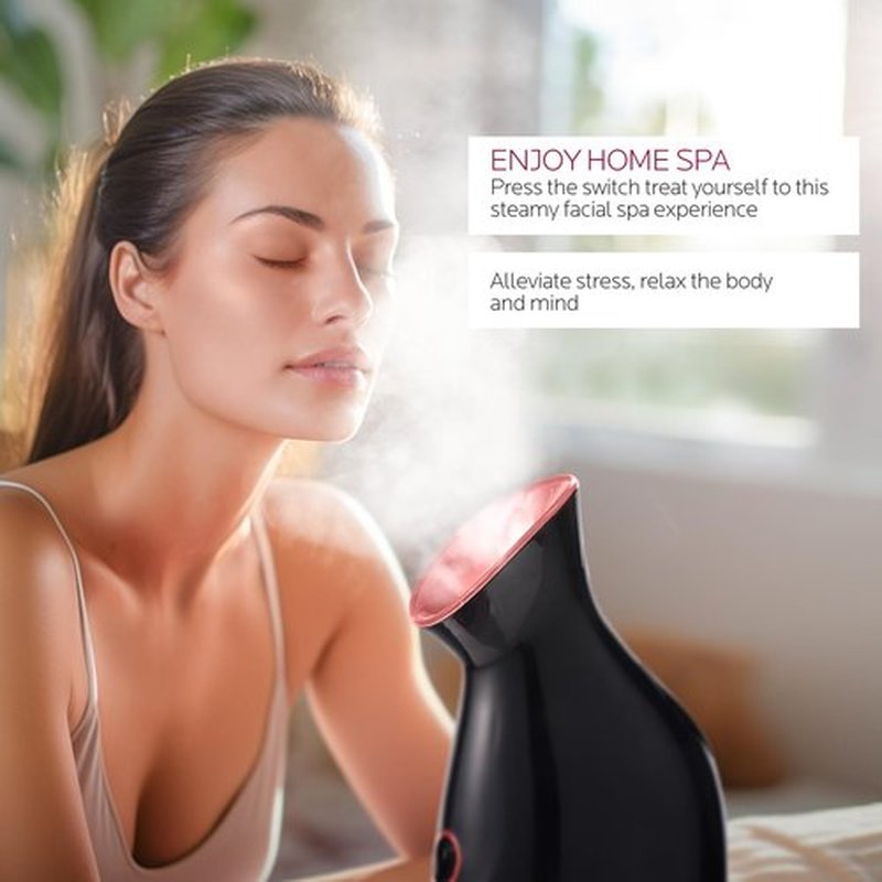 Colorfarm Facial Steamer Nano Ionic: Face Steamer Deep Cleaning Unclogs Pores - Humidifier Warm Hot Mist Home Sauna Spa for Women Men Sinuses Moisturizing