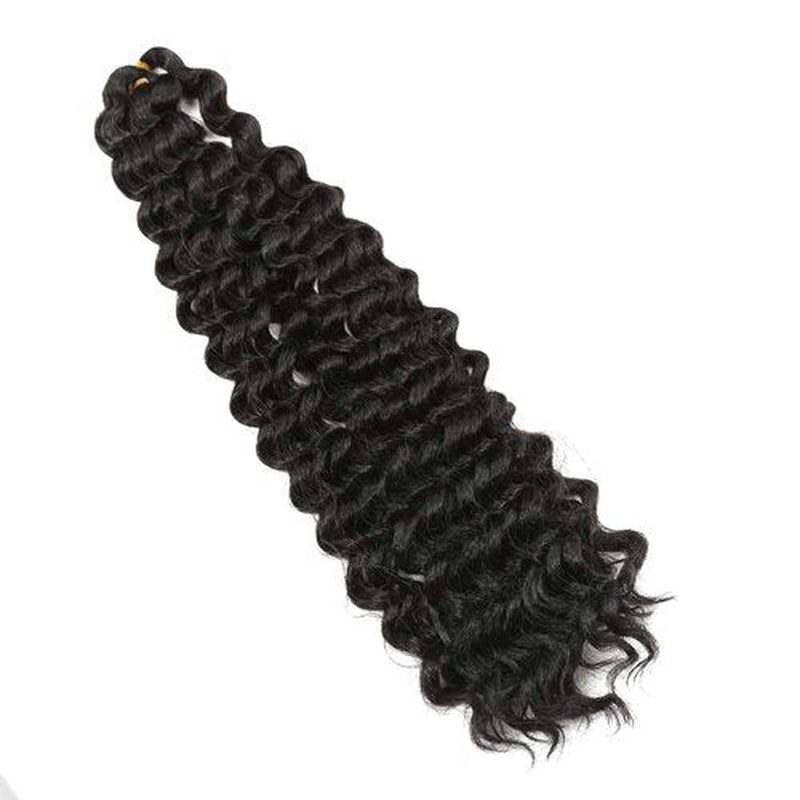 Water curl Crochet Hair For Black Women 22Inch Wavy Crochet Hair 3Pack Box Braid Synthetic Hair Extension (T27, 22inch water curl)