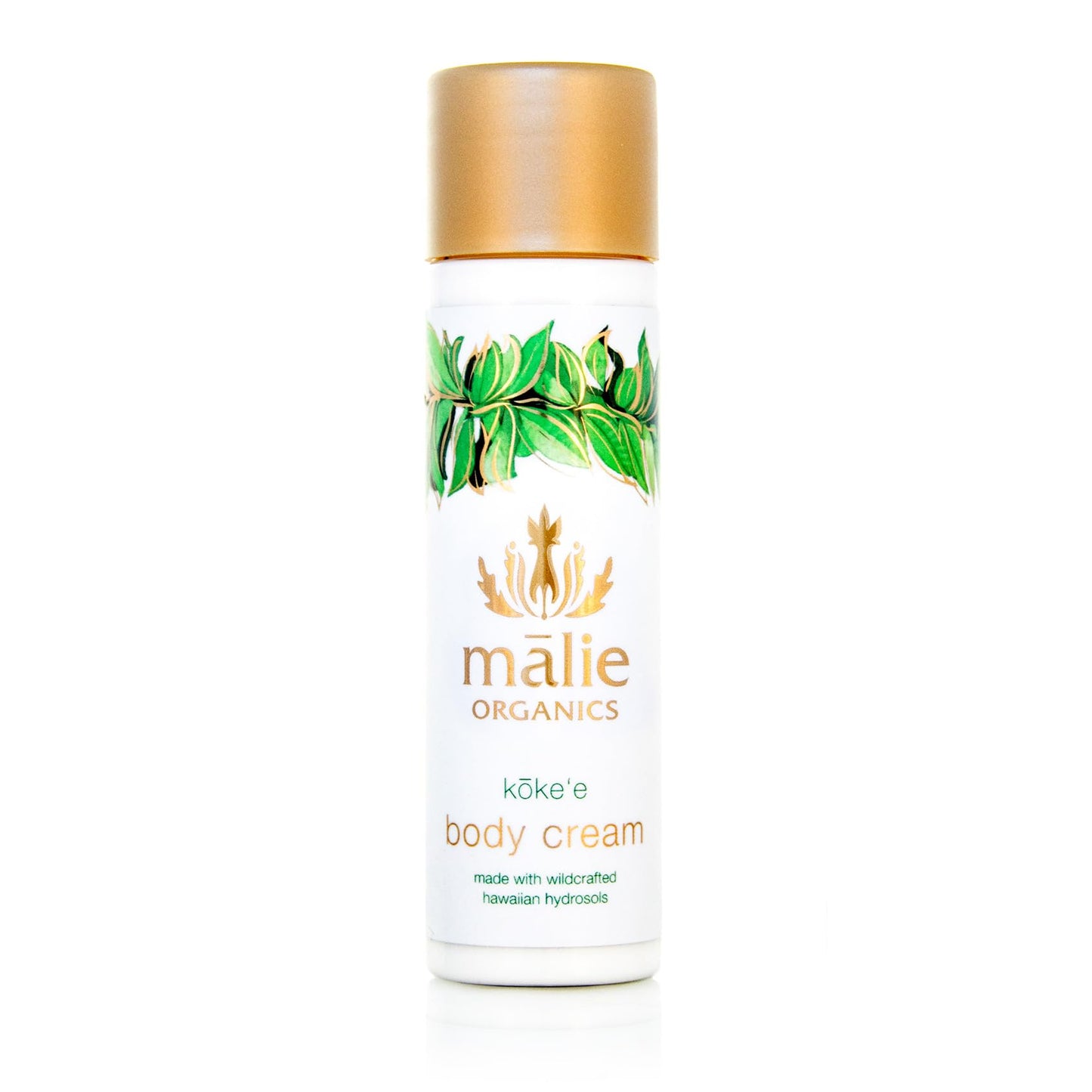 Mālie Organics Body Cream, Kōke‘e, 2.5 oz Travel Size, Deep Hydration Body Moisturizer with Coconut Oil + Kukui Nut Oil, Vegan
