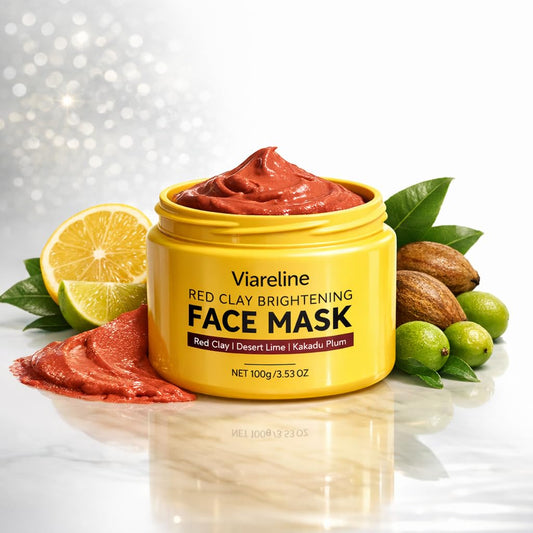 Clay Mask for Face, Clay Face Mask with Green Tomato Extract, Deep Pore Cleansing Mud Mask, Oil Control, Acne Care, Pore Refining Skincare for Oily & Combination Skin