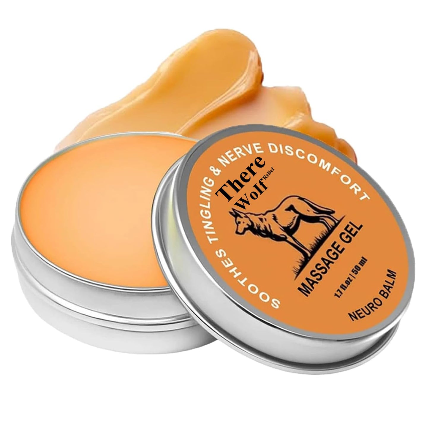 Official WoIf Pain Relief balm, Joint Soothing Cream, Natural Herbal Body Cooling Soothing Body Cream with Magnesium, Arnica Oil, Camphor Blue, Chamomile & Menthol Extract