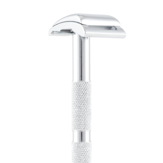 Merkur Chrome Moustache & Eyebrow Razor - Precision Grooming Tool